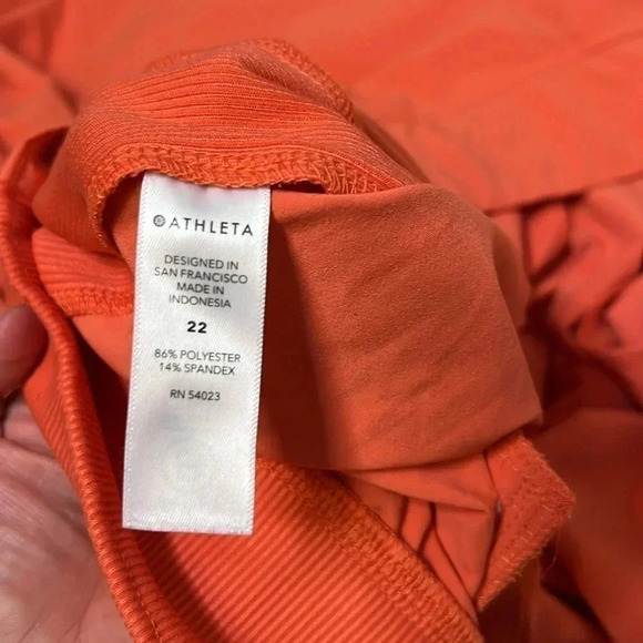 Athleta Brooklyn Ankle Pant Plus Size 22 Orange Haze - Picture 7 of 9